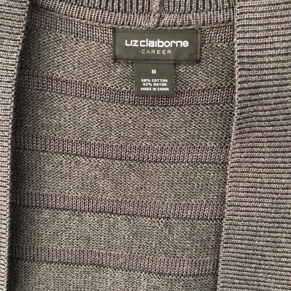 Liz Claiborne Open Front Shrug Cardigan New - Picture 2 of 6